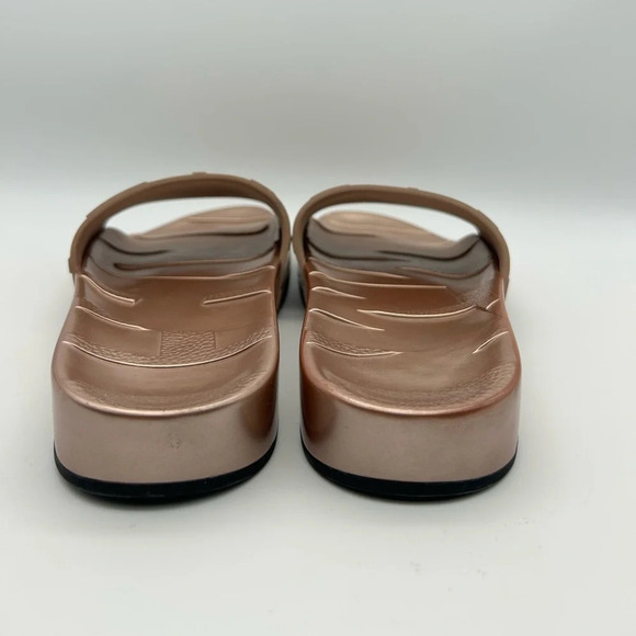 New jimmy Choo Rey slides rose gold size 37 display pair - Picture 13 of 13